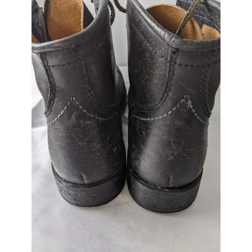 Frye 150th Anniversary Limited Edition Leather Cap Toe Boots Mens 9.5 Distressed